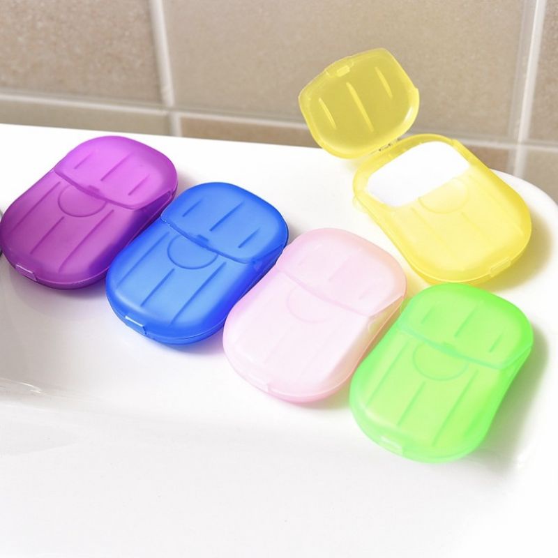 Sabun Cuci Tangan Kertas Praktis Travelling Paper Soap Sabun Cuci Tangan Travel - BT005
