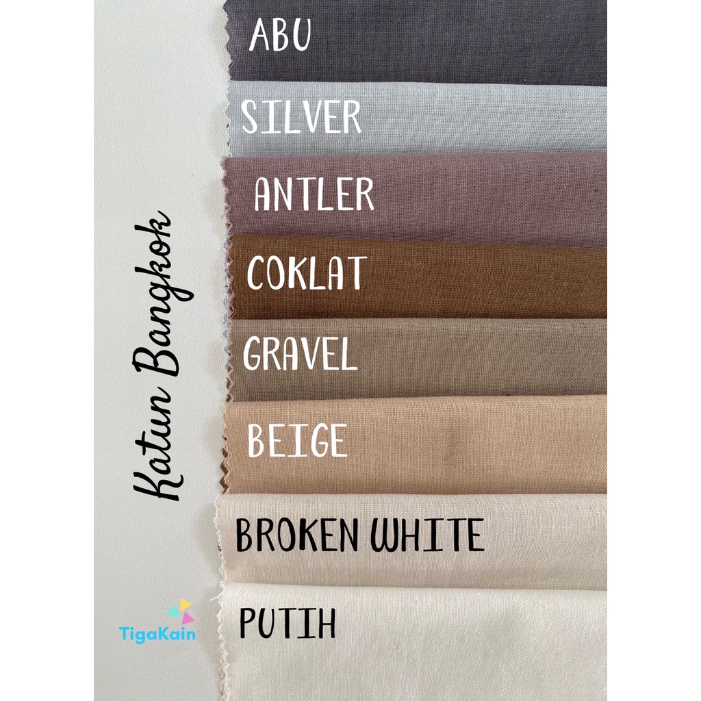 0.5 Meter Kain Katun Bangkok/ Cotton Bangkok Premium