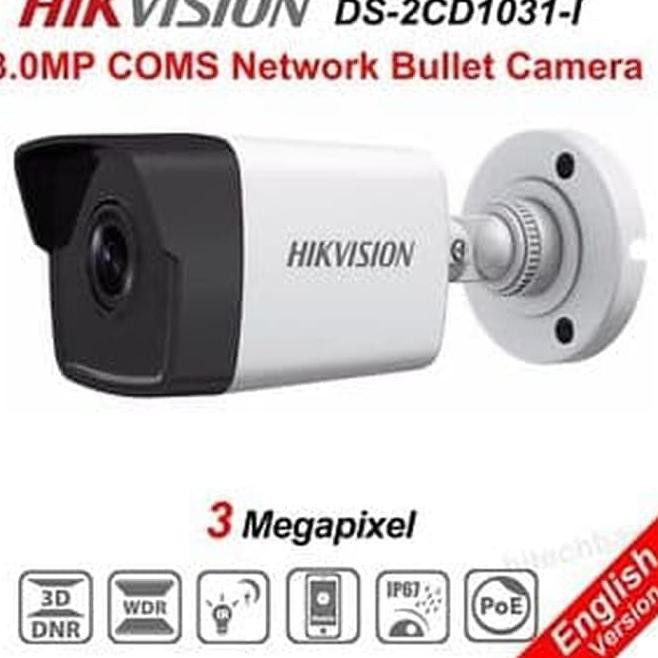 IP Cam Outdoor 3MP Hikvision DS-2CD1031-I