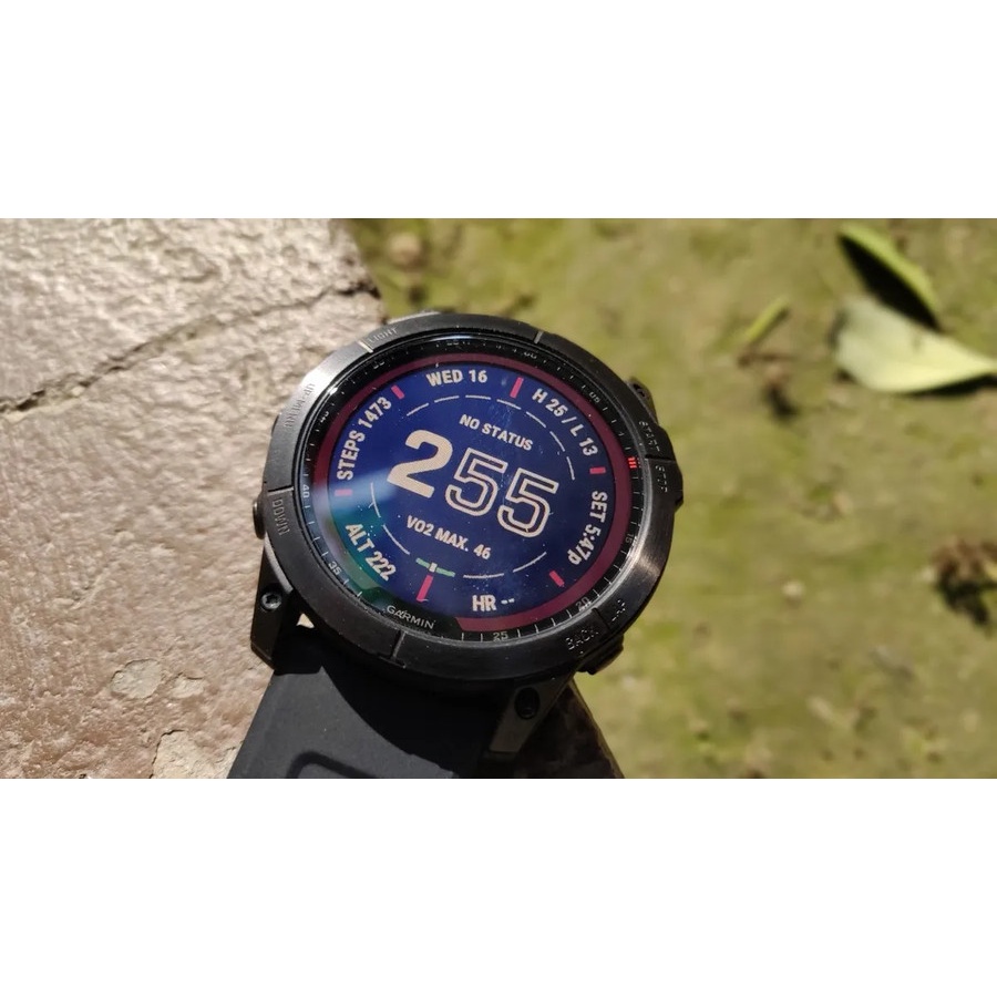 Garmin Fenix 7 Sapphire Solar - Black DLC Titanium Garansi Resmi TAM 2 Tahun