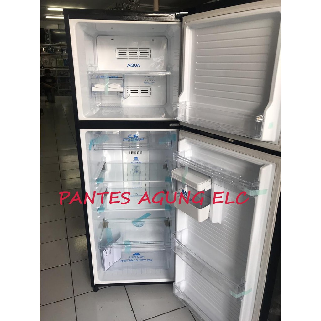 LEMARI ES AQUA AQRD 275 INVERTER / KULKAS 2 PINTU SANYO khusus bdg