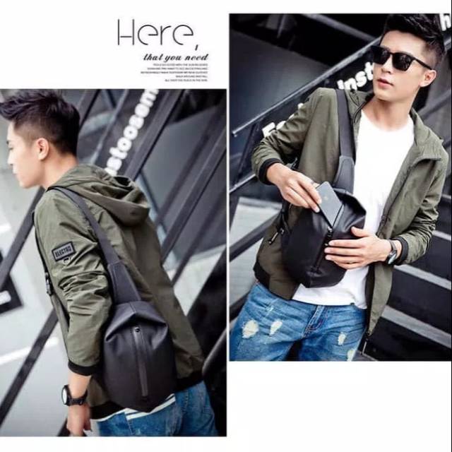 Tas Pria Tas Selempang Pria Sling Bag Bagus Tsd45 bagus kwalitas
