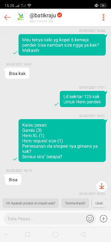 Cople Gamis Jazzy Modang Batik Adnan Pekalongan Murah Ini