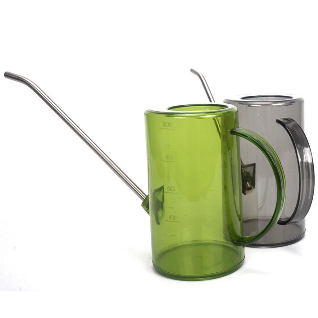 REBUY Watering Can Transparan Nursury Tanaman Taman Stainless Steel Teras Siraman Pot