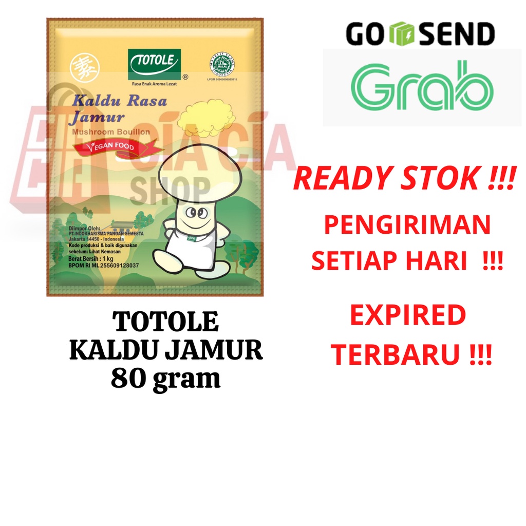 Totole Kaldu Jamur 80gr 80g Halal MUI Bumbu totole kaldu rasa jamur 80 gram