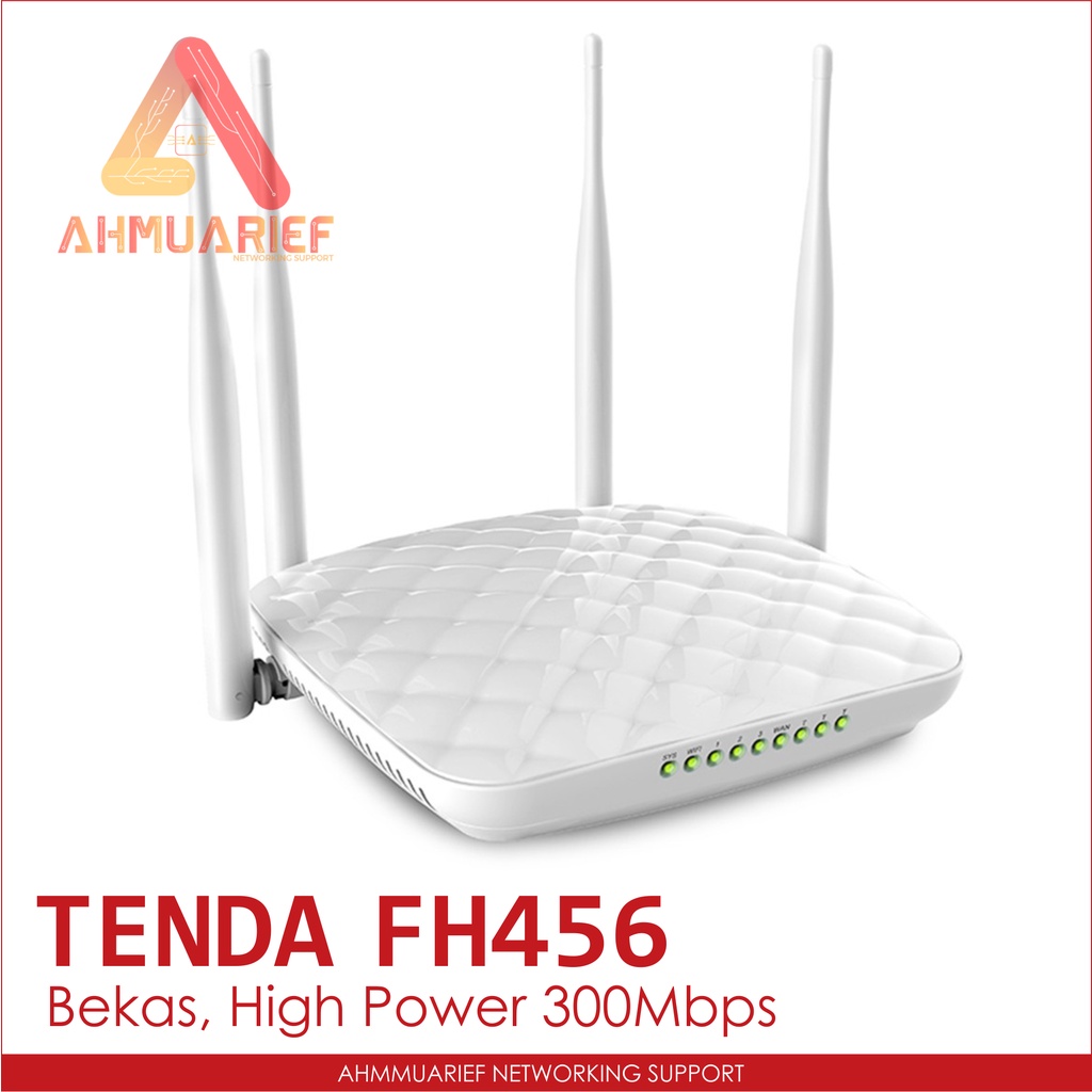 ROUTER WIFI TENDA FH456 ACCESS POINT WIRELESS REPEATER BUKAN F3 N301 N318 AC6 F6 F9