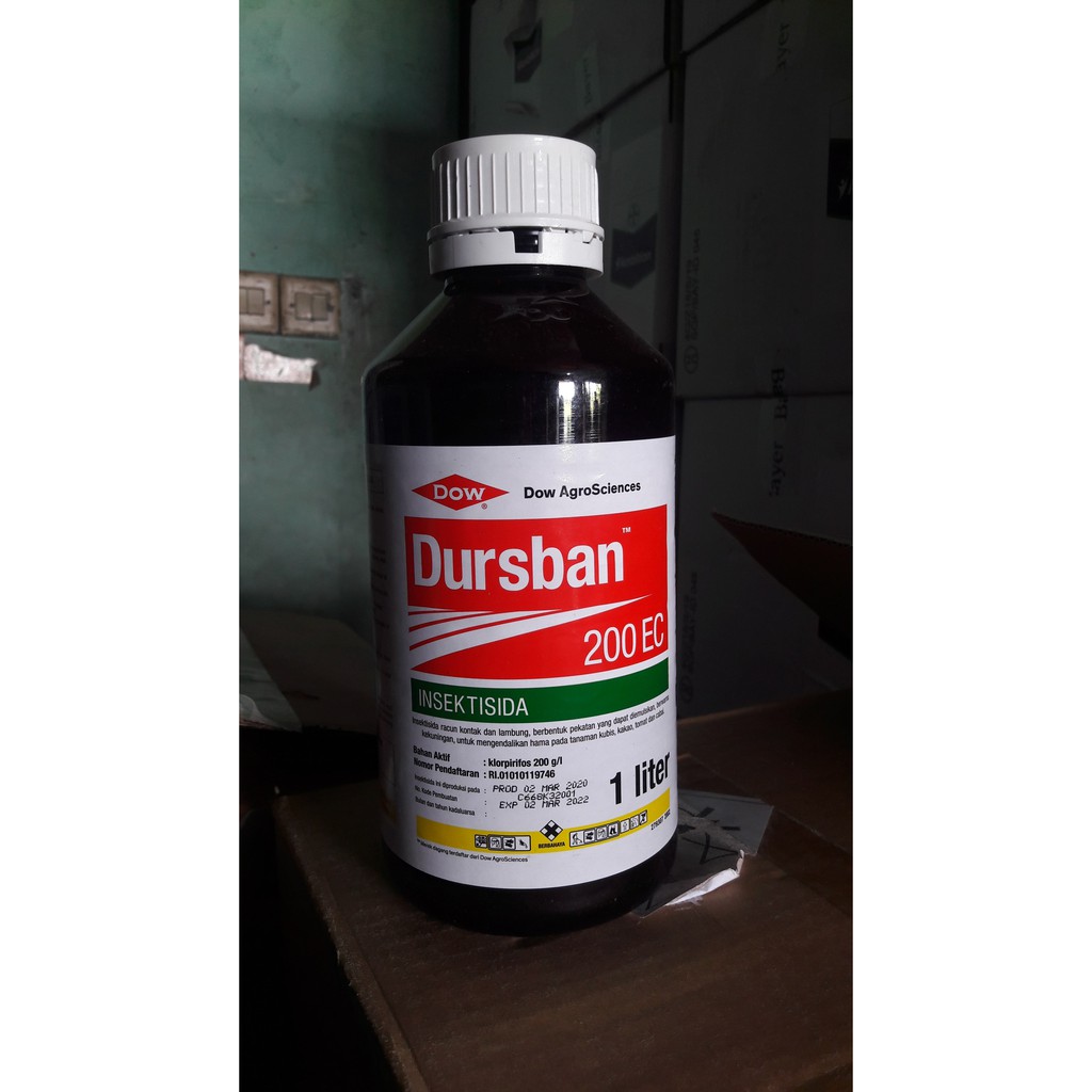 Jual Insektisida Dursban 200EC 1 Liter | Shopee Indonesia