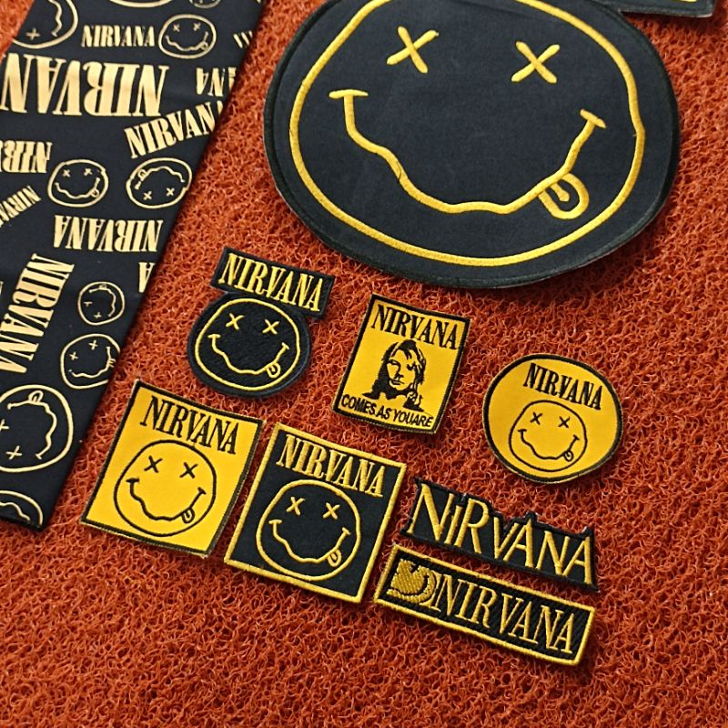 BACKPATCH BORDIR / PATCH BORDIR NIRVANA SATU SET FREE SLAYER BEST QUALITY