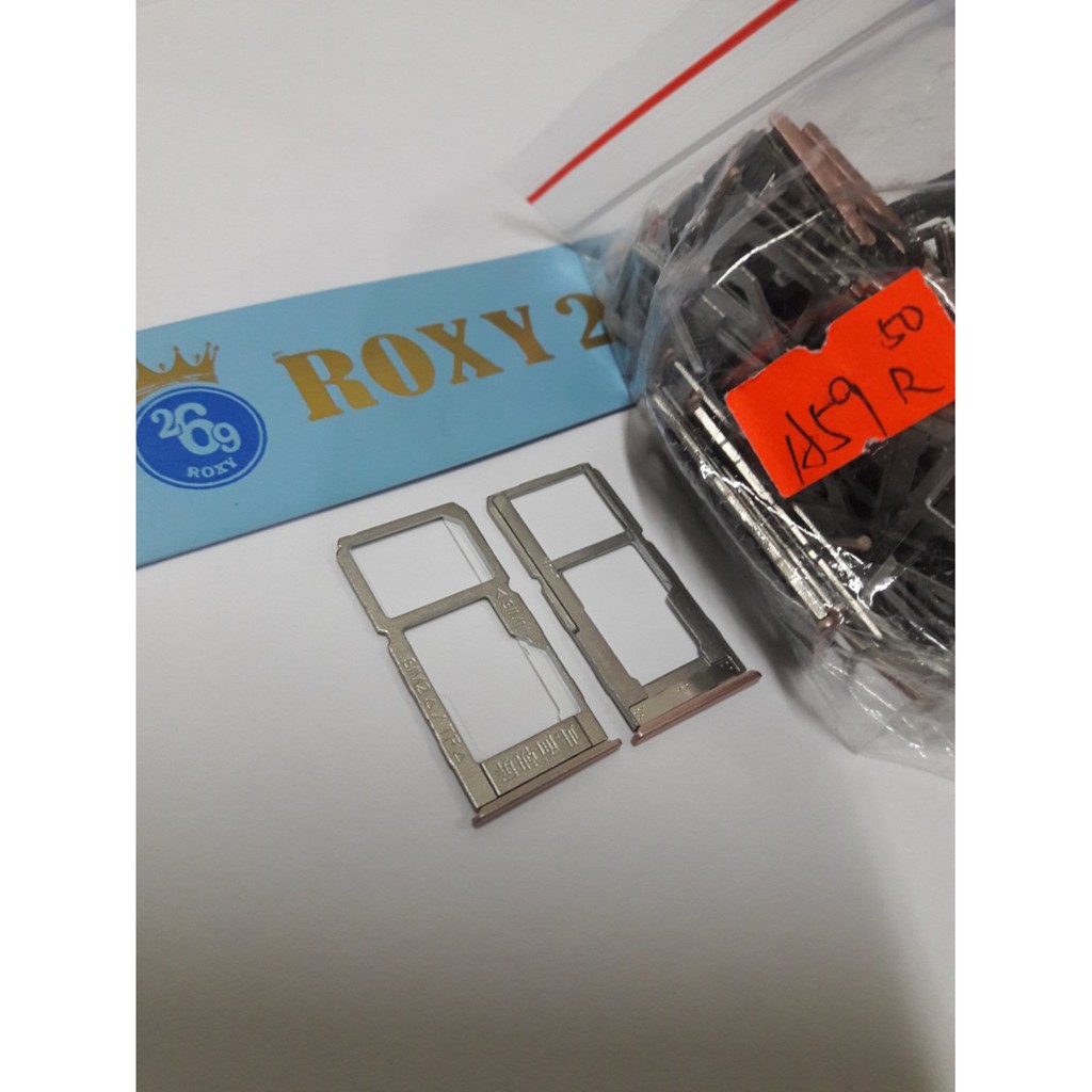promo Simtray Sim Tray OPPO A59 ROSE GOLD  Slot Sim CARD / Letak Kartu Sim HP / Rumah Kartu  / Tem