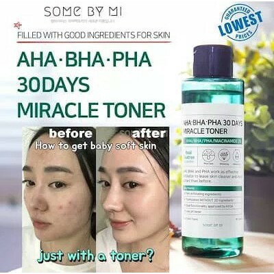 Somebymi Aha Bha Pha 30 Days Miracle Toner 150ml Shopee Indonesia