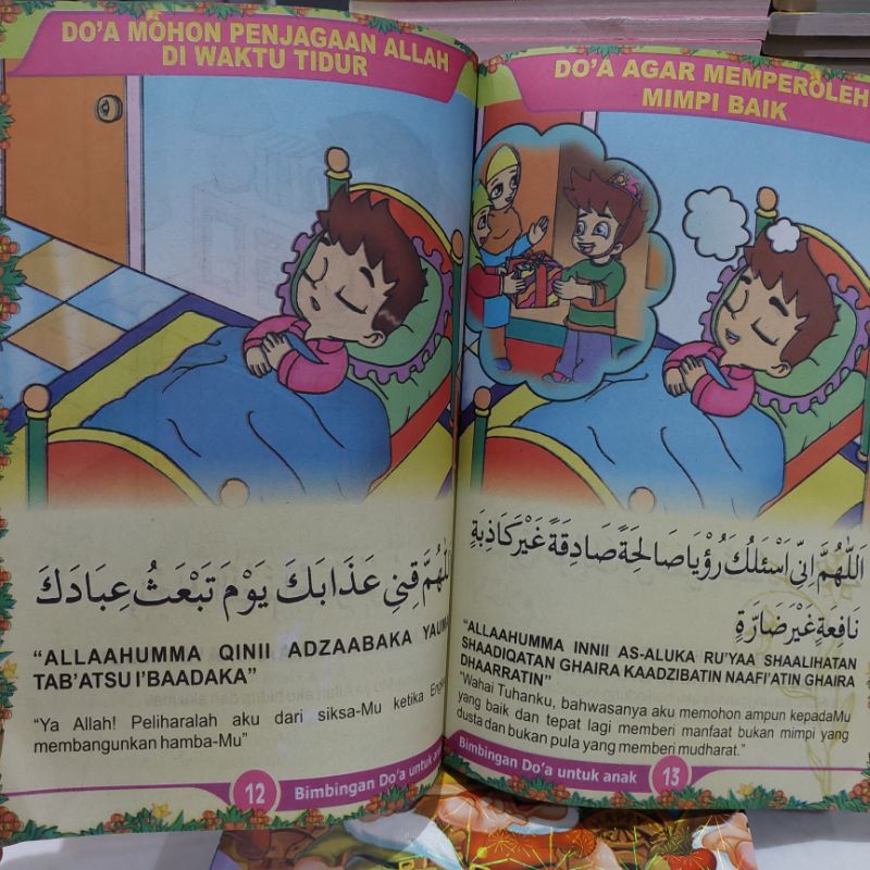 Buku Bimbingan Berdoa Untuk Anak Anak Muslim - Full Colour (Bergambar)