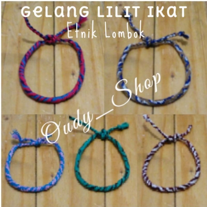 Gelang Lilit Ikat Etnik Lombok Gelang Pendaki Gunung