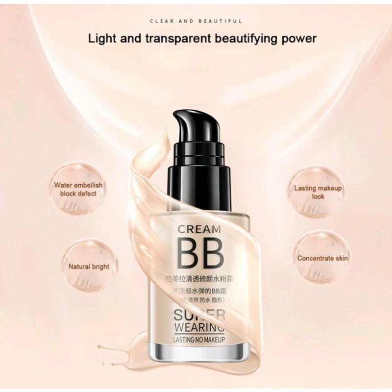 BB Cream Lameila Waterproof/anti air/anti keringat tahan lama