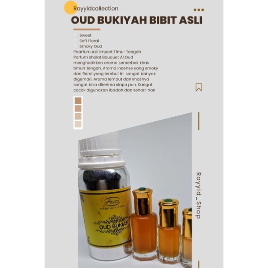 Parfum Oud Bukiyah Original Surrati
