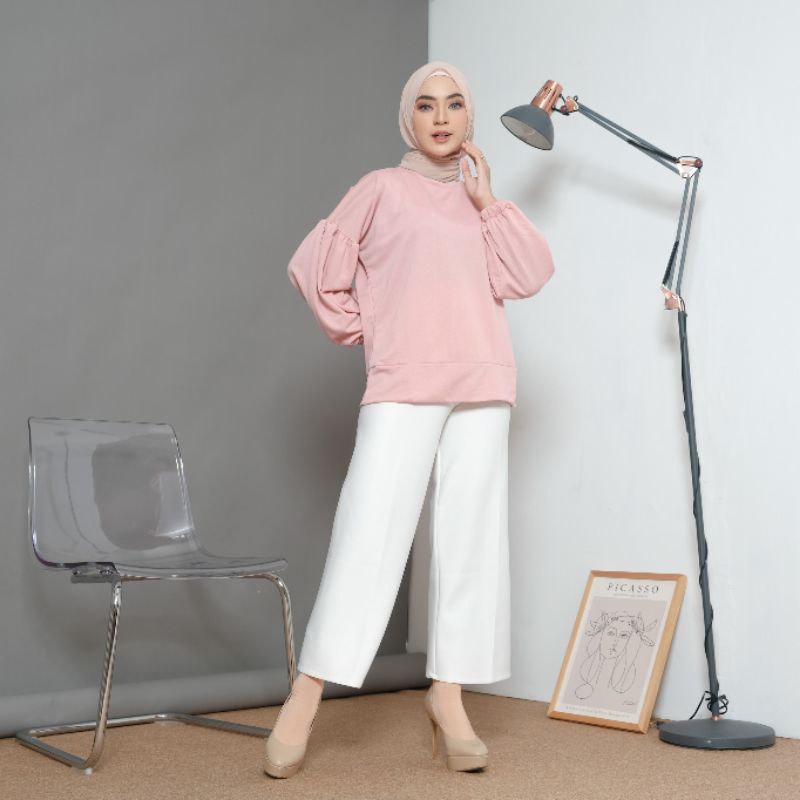Baju balon wanita casual blouse - Luna Blouse