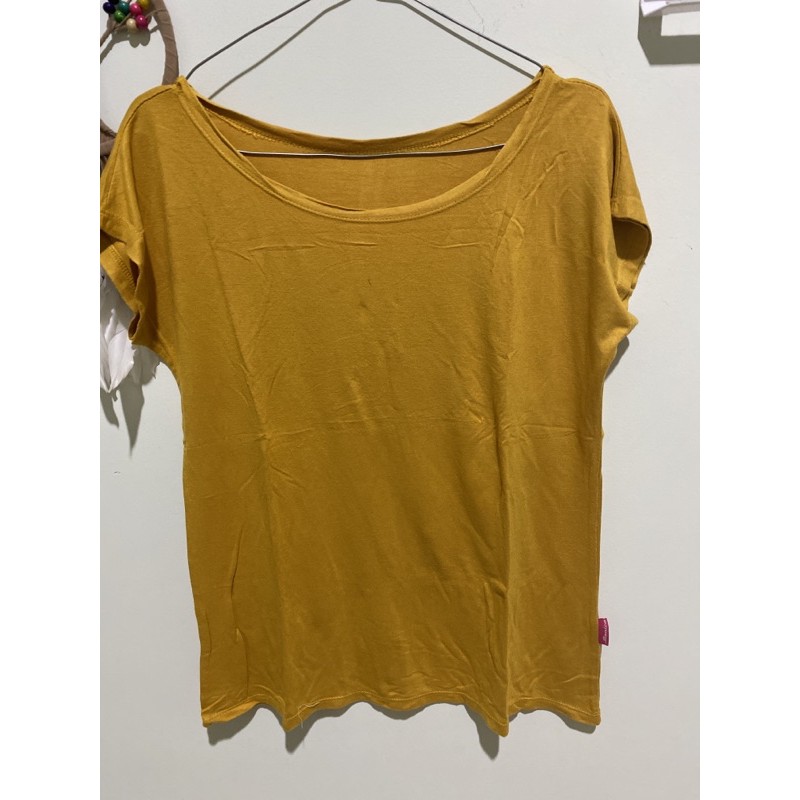 Kaos Polos Mustard
