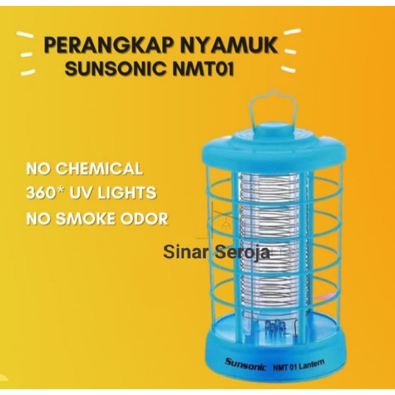 Perangkap Nyamuk Sunsonic NMT 01 Lantern Bebas kimia Asap Bau Lampu Nyamuk