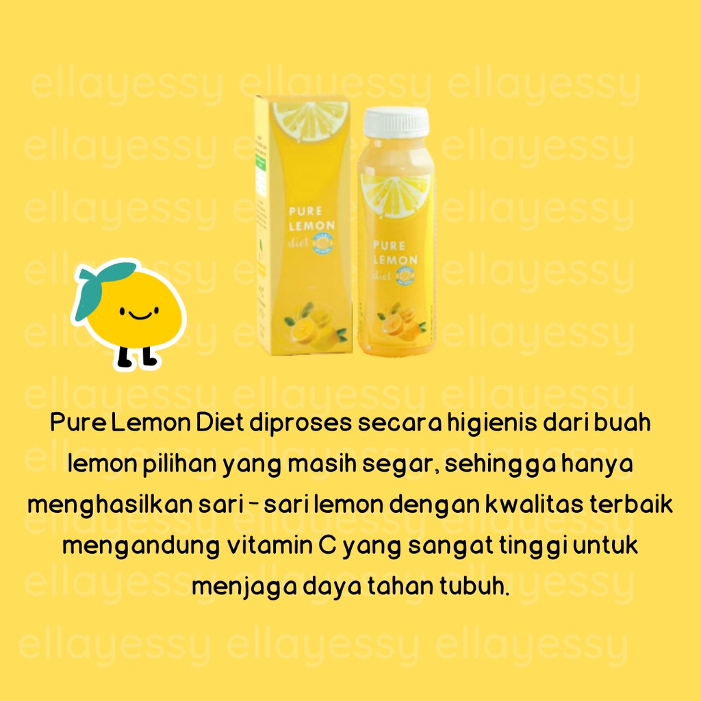 Lemon diet/minuman diet/minuman pelangsing/lemon herbalov