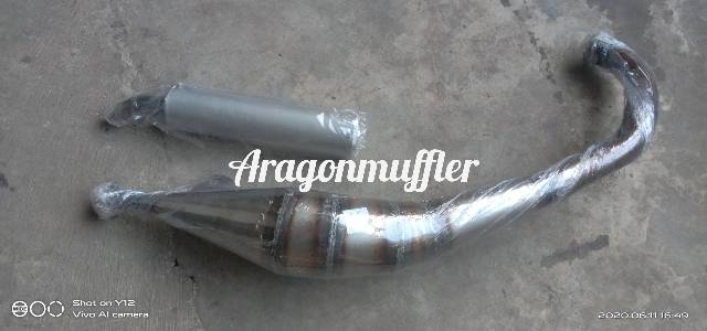 Knalpot racing RXZ kolong samping-kolong bawah
