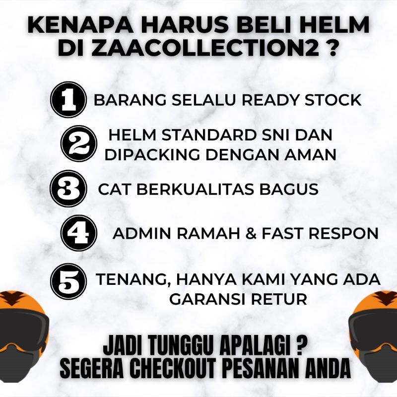 Helm INK SUPERCOPY Centro dan Double Visor Kaca Hitam Busa Tebal-3