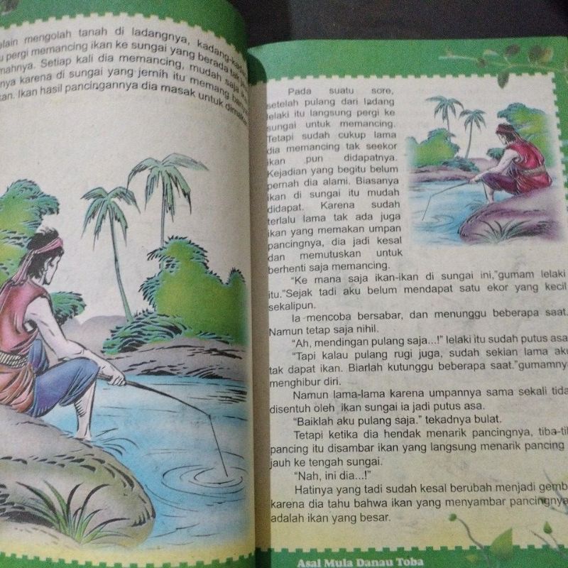 Buku asal mula Danau Toba(15×25cm)