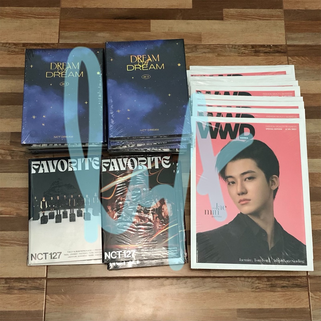 (LIST 23) WWD Jaemin, NCT PB DAD v2, SVT Attacca Carat ver, NCT 127 Favorite Sealed Album