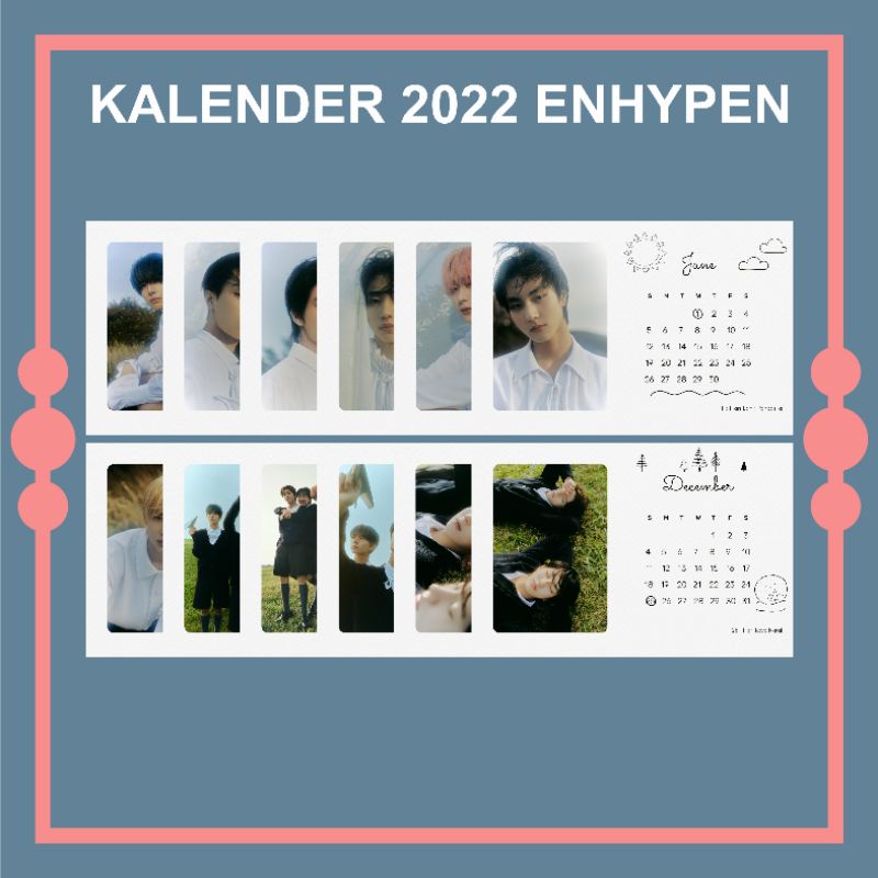 

Kalender kpop 2022 enhypen