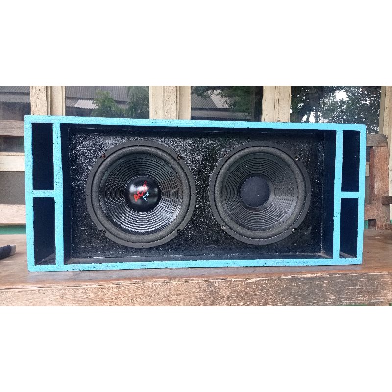 Box Subwoofer spl + speaker acr double