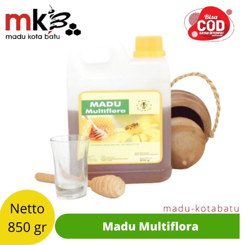 

Madu Murni Asli Multiflora 4 Nektar Bunga Jirigen 850 gr (madu kota batu)