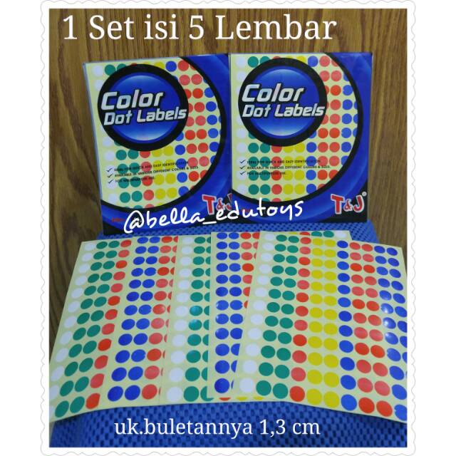 

Sticker Color Dot Labels- Worksheet