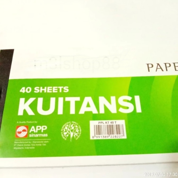 

Buku Kwitansi Tanggung Paperline / Kwitansi sedang