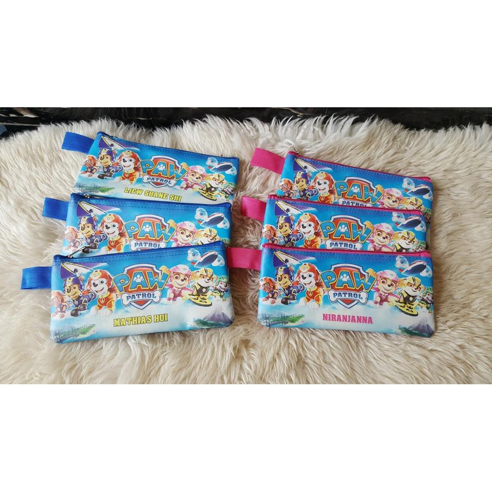 

Terlarisss!!! Souvenir Dompet Pencil Case Ulang Tahun Anak custom nama foto free desain