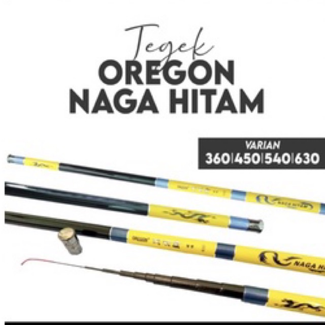 Joran / Tegek Oregon Naga Hitam 540CM / 5.4M Full Carbon