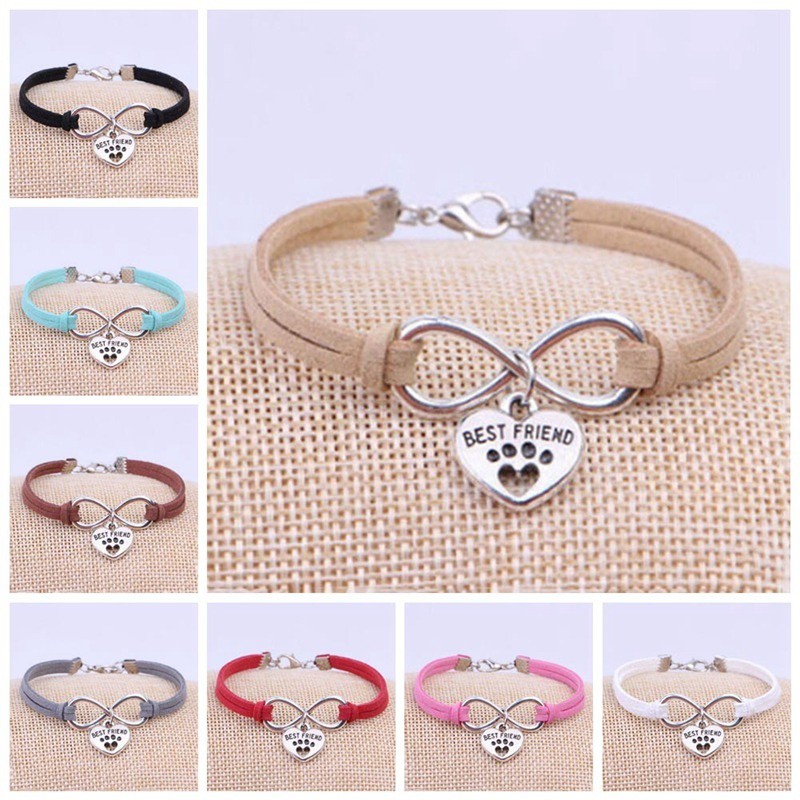  Gelang  Persahabatan  Bandul Infinity Tulisan Best Friend 