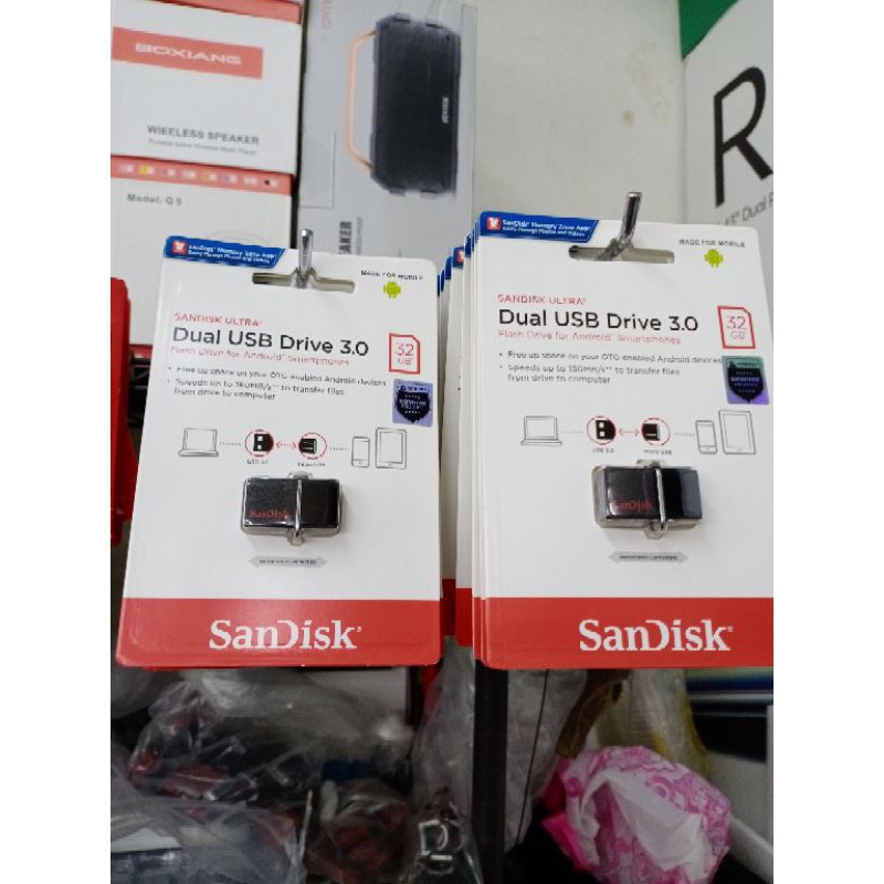 SANDISK FLASDISK 130MG UTRA DUA DRIVE USB 3.0 32GB / USB OTG