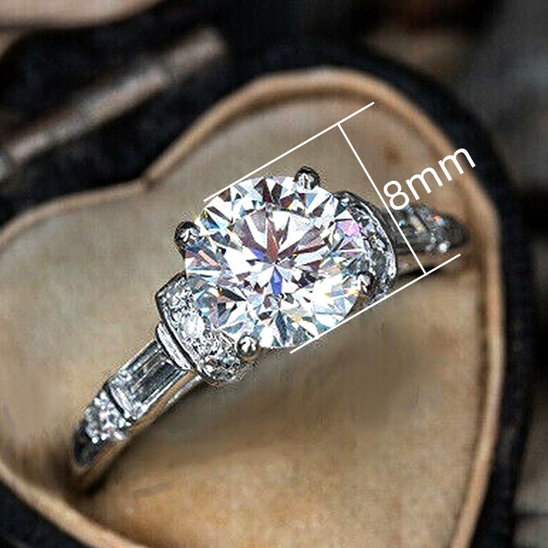 2022 Cincin Wanita Hias Cubic Zirconia Gaya Modern / Elegan / Trendy Untuk Pernikahan / Pesta Malam