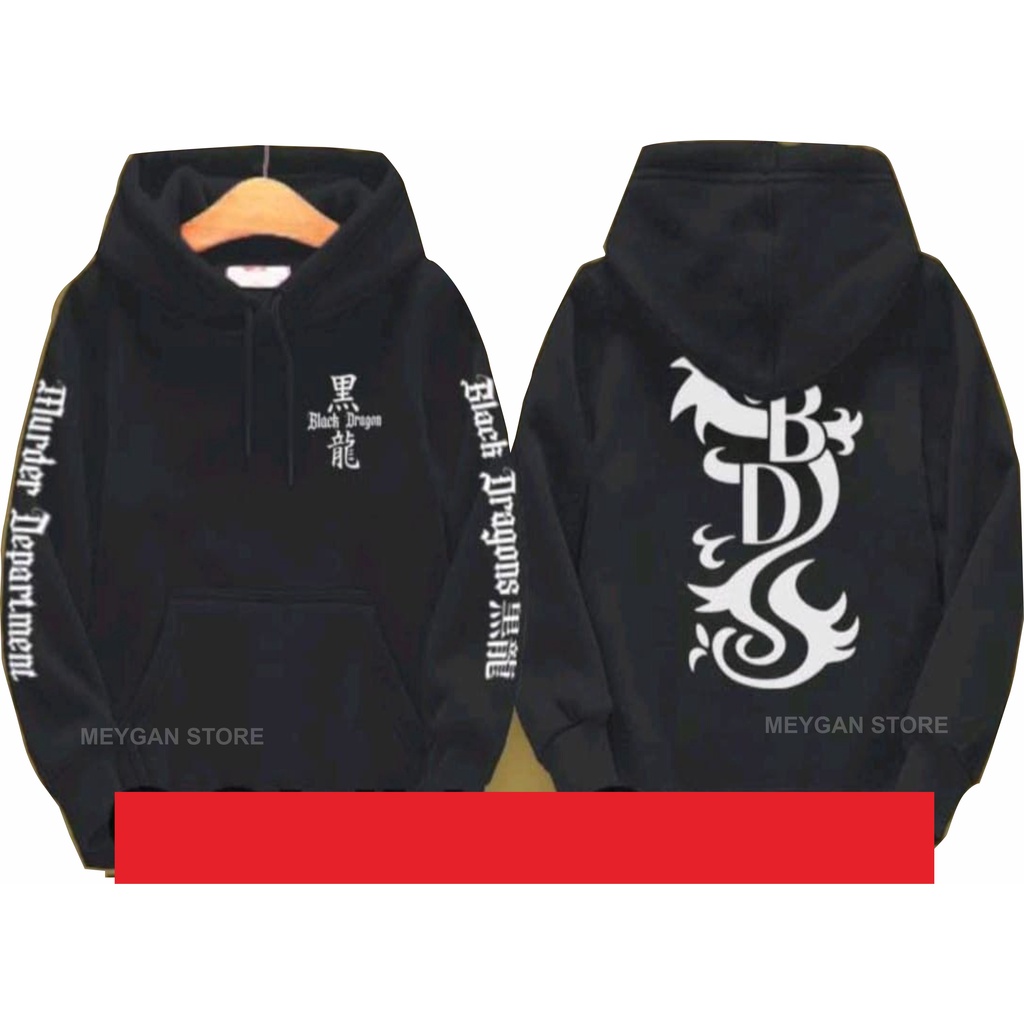 Jaket Black Dragon Tokyo Revengers Anak Laki Laki Murah Tebal Terbaru Viral Jacket Sweater Jakeet Hoodie Hoddie Outwear Cowok Valhalla Mikey Tenjiku Anime Jepang Revengres Suiter Atasan Original