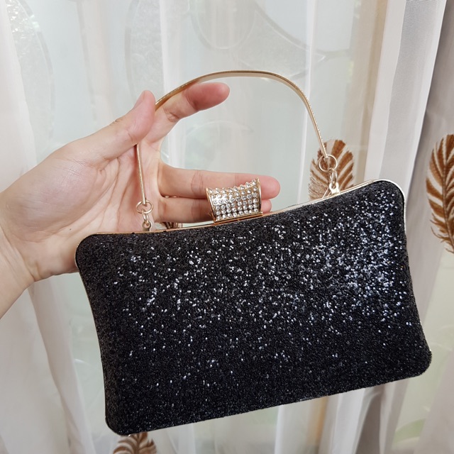 Clutch Glitter with Handle