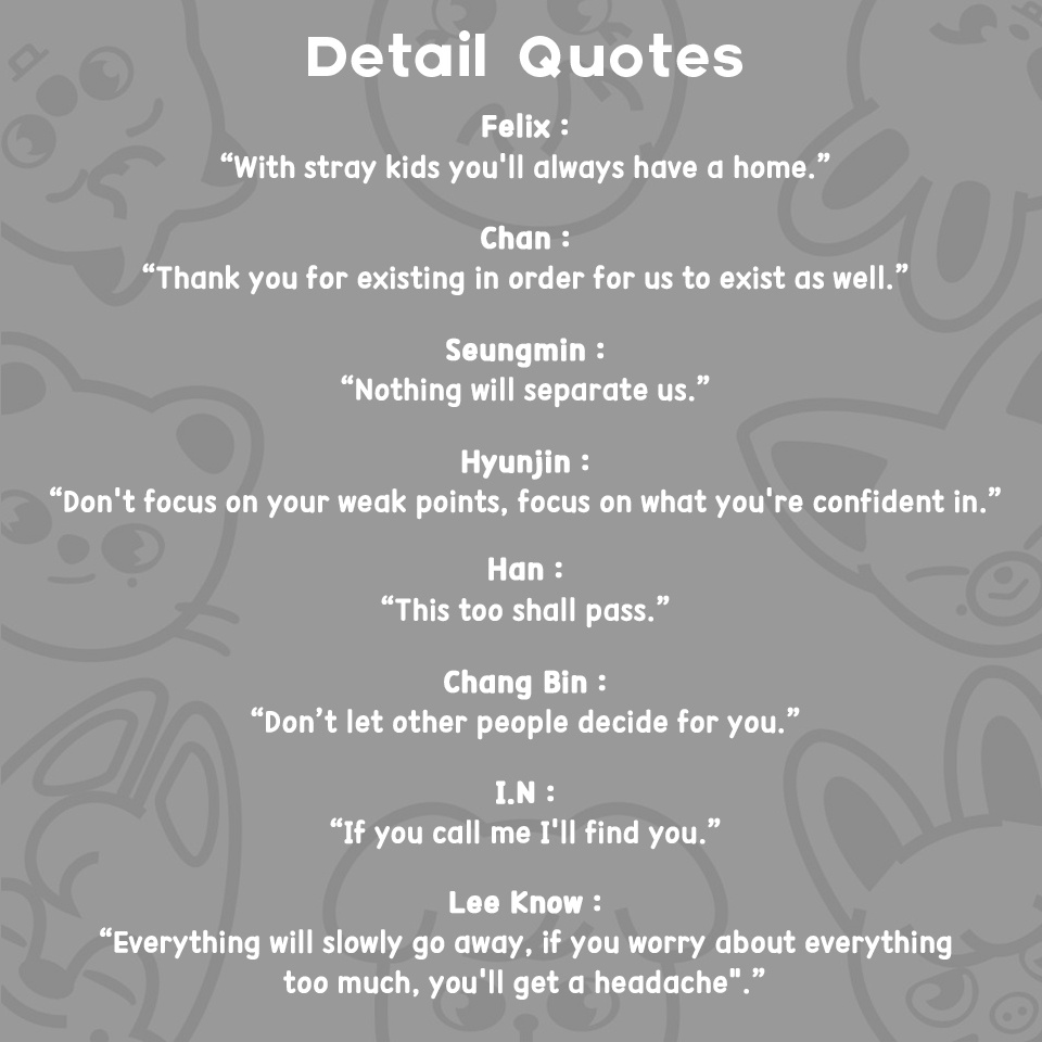 PRE ORDER!!  Tumbler STRAY KIDS Quotes Member