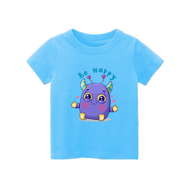 Kaos anak Cute Baby Monster kaos anak usia 1-8 tahun