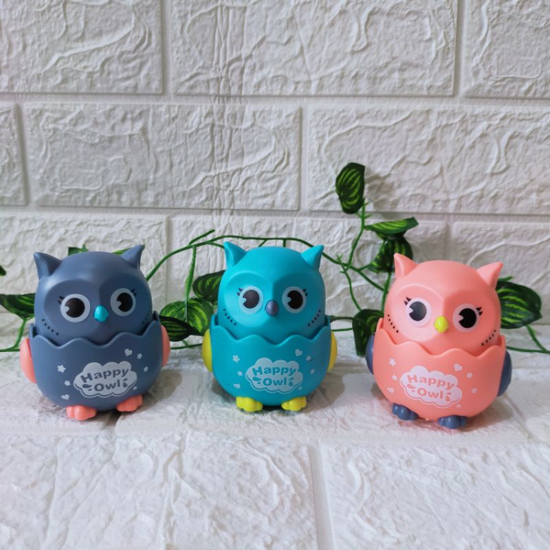 Owl Toys Mainan Pencet Jalan Mengasah Motorik Anak Balita Bayi Tanpa Batrai