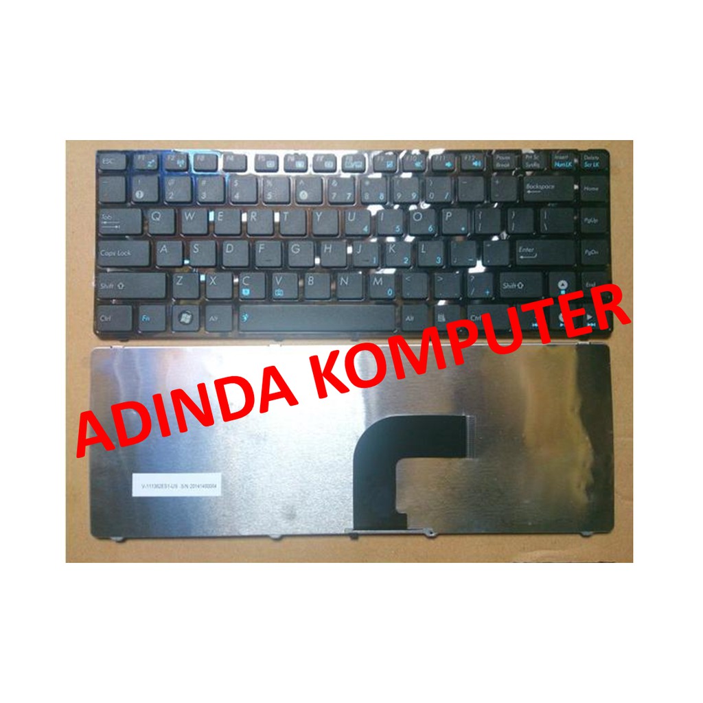 Keyboard Asus A43 A43S A43SJ K43 K43SA X42J K43SJ K42J K43S Siku Belok