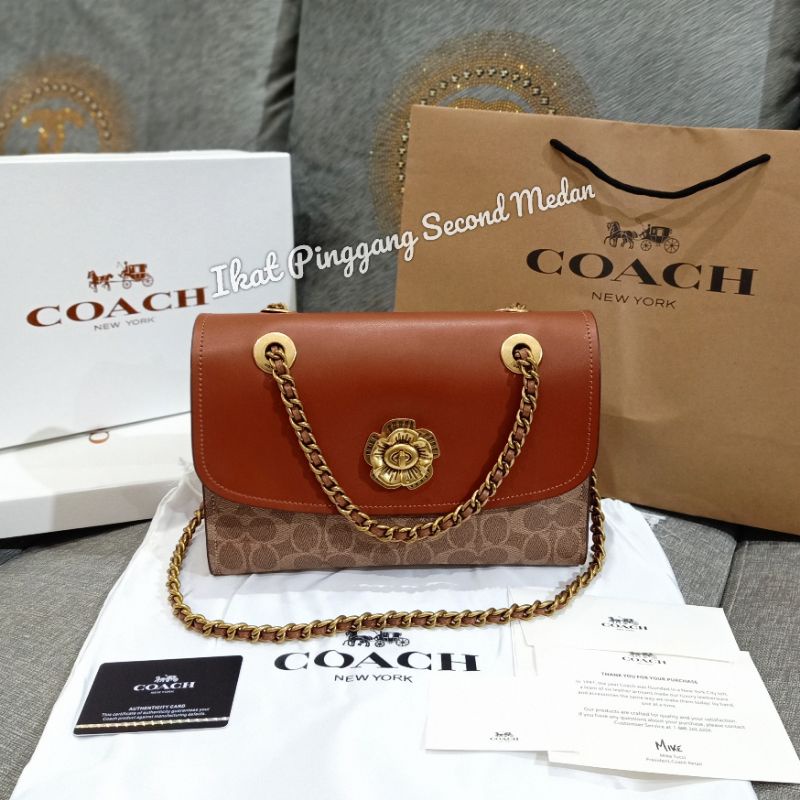 tas coach wanita Parker signature
