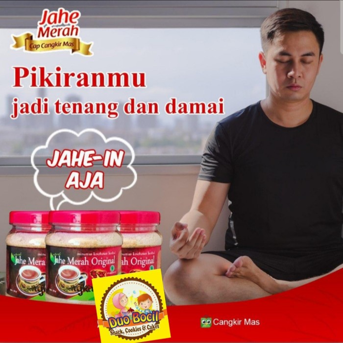 

JAHE MERAH ORIGINAL CAP CANGKIR MAS - MINUMAN HERBAL KESEHATAN - RASA ORIGINAL / ORIGINAL CAP