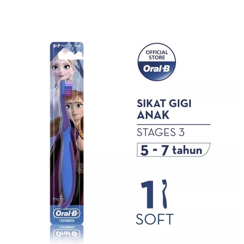 Sikat gigi Oral-B bayi / anak Stage 1 2 3 4