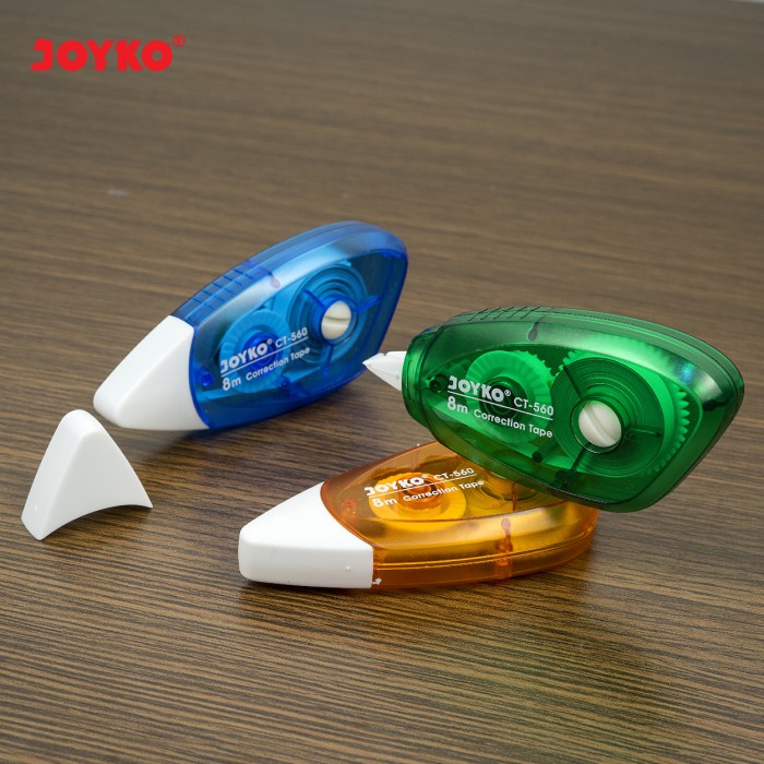 

TULIS-ALAT- CORRECTION TAPE PITA KOREKSI JOYKO CT-560 -ALAT-TULIS.