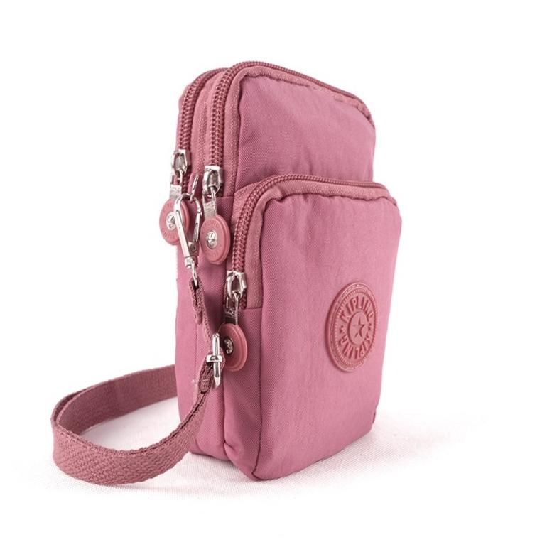 ➭ TAS SELEMPANG WANITA / DOMPET HP SELEMPANG NYLON 3 RES - 1600 ➣