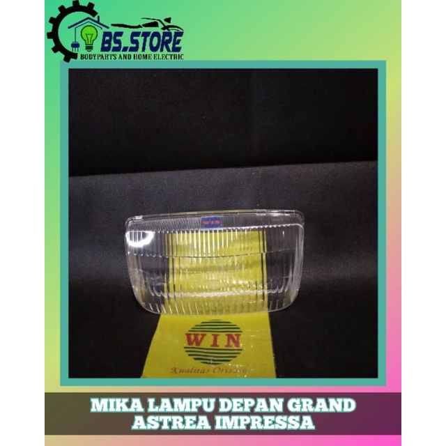 MIKA KACA LAMPU DEPAN HONDA GRAND ASTREA IMPRESSA | MIKA LAMPU DEPAN GRAND ASTREA IMPRESSA