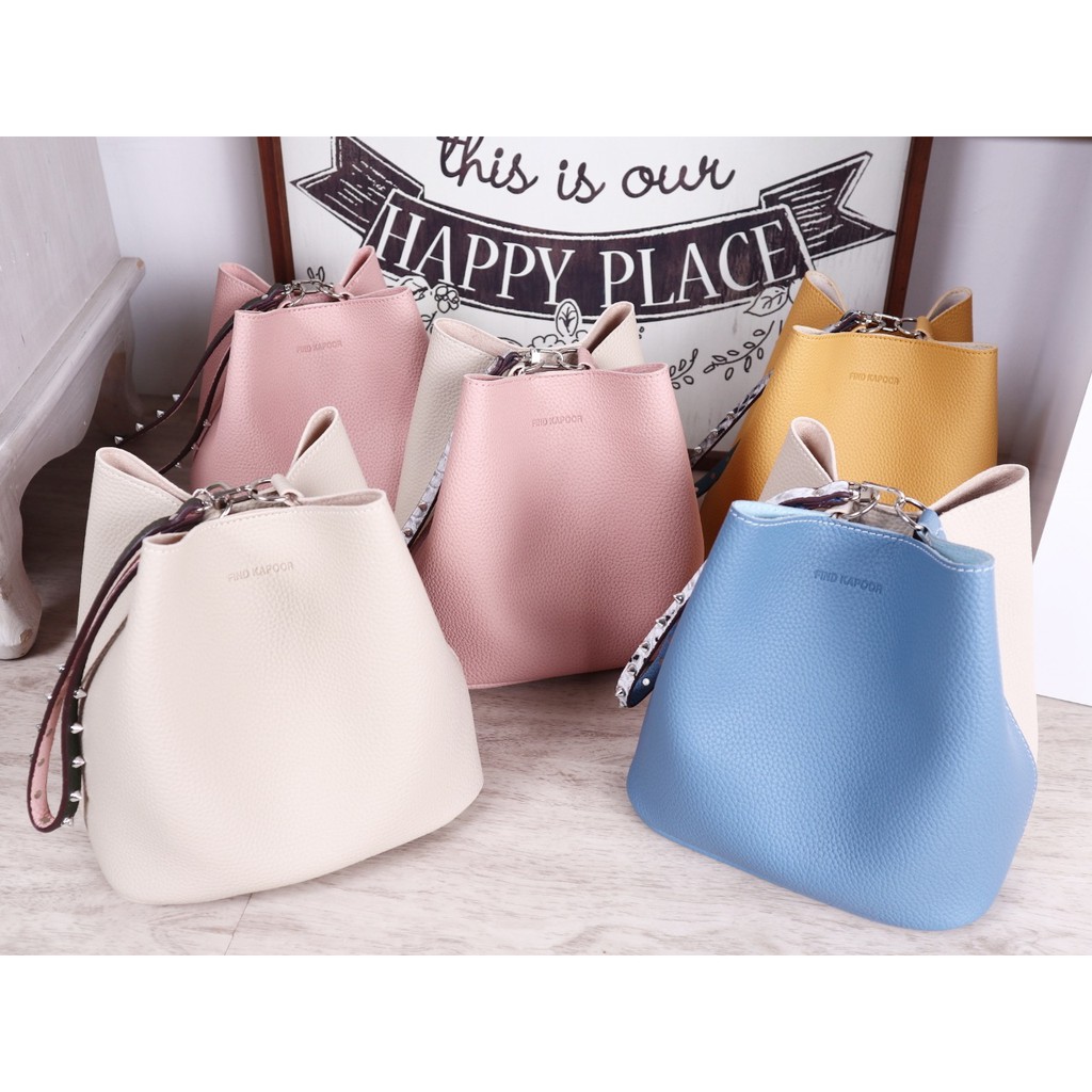 CK02 Find Kapoor Two Tone Shoulder 2in1 Clip Bag 8277 TAS BATAM TAS WANITA