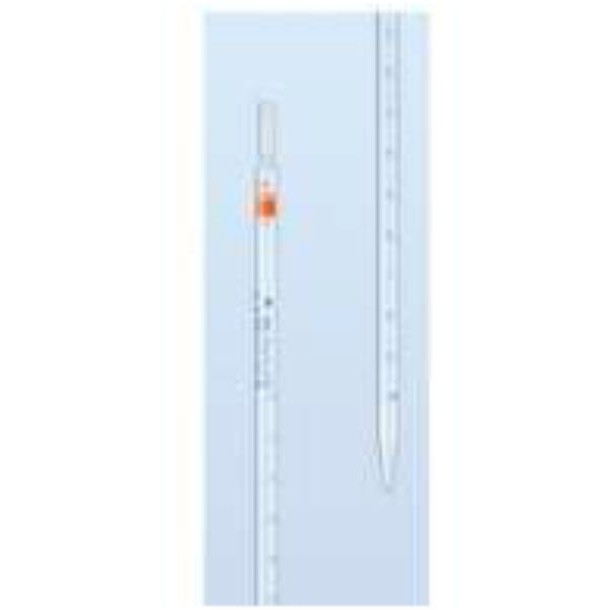 PIPET UKUR 0.5ml. Class AS. Total Delevery (type3). Measuring Pipette.Blue Graduation. DURAN